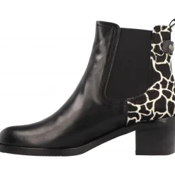 Bottines*Plumers Becerro Negro Jirafa